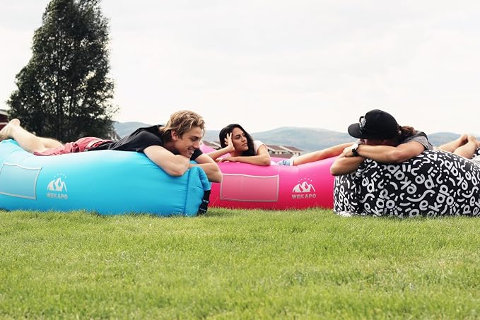 WEKAPO Inflatable Sun Lounger, Air Sofa, Waterproof and Leak-Proof, Picnics and - Image 5