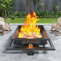 36 inch fire Pit, Square Outdoor Fire Pit by firepit