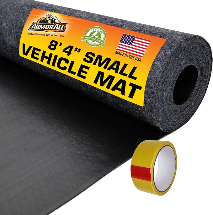 Armor All Premium Original Small Vehicle Garage Floor Mat, Protects Surfaces by ArmorAll
