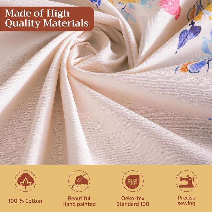 Maison d'Hermine Table Cloth Round Table 100% Cotton Tablecloth - Image 3