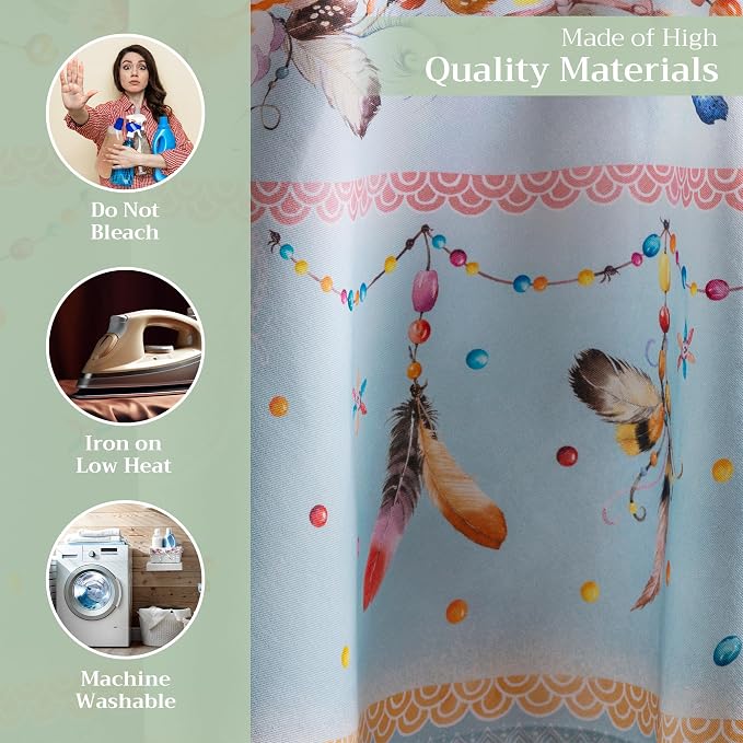 Maison d' Hermine Table Cloth Round Table 100% Cotton 63 Inches Tablecloth - Image 3
