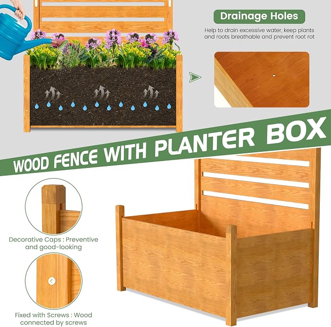 Air Conditioner Fence, Wood Decorative Fences - Image 3