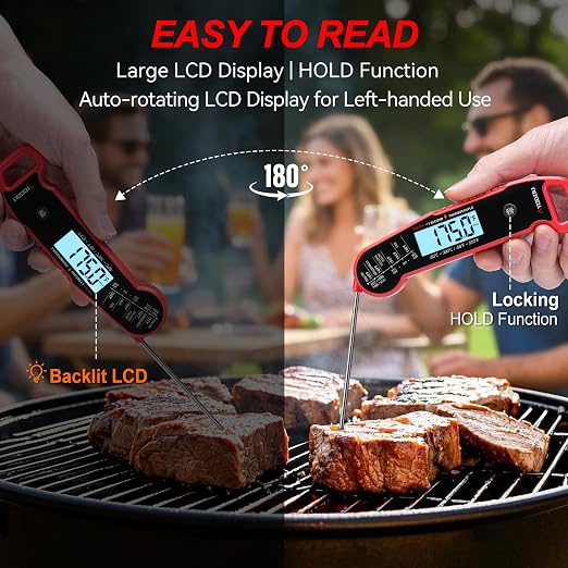 Atogou Professional Food & Meat Thermometer, 1 Sec Instant Read & ±0.5℉ Accuracy - Image 8
