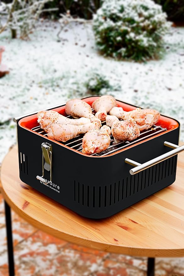 Everdure CUBE Portable Charcoal Grill, Tabletop BBQ, Perfect Tailgate, or - Image 10