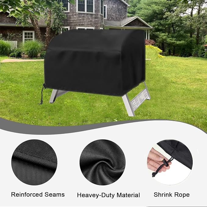 Table Top Grill Cover for Megamaster 2 Burner, Heavy Duty 600D Outdoor - Image 4