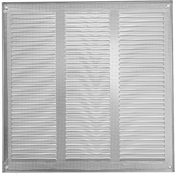 Repa Market 12x12 Inch Air Vent Cover/Galvanized Steel Louvered Grill Cover - Image 6