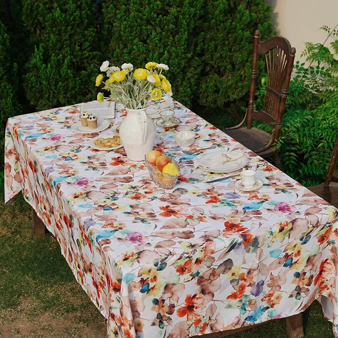 Rectangle Outdoor Tablecloth 60 x 108 Inch, Spillproof Waterproof Tablecloth - Image 7