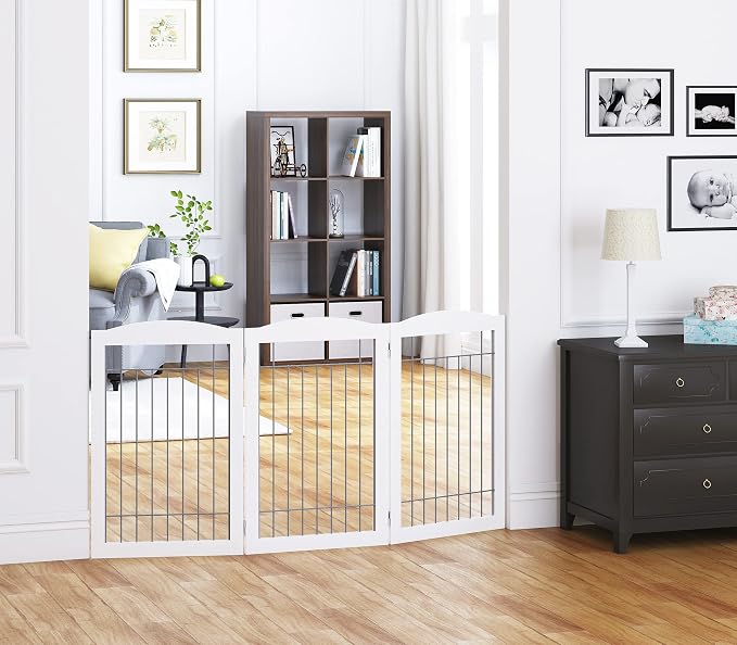 Spirich Freestanding Wire Pet Gate - Image 3