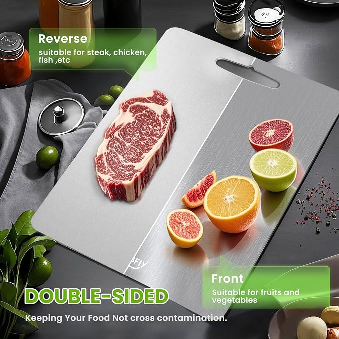 3 Pack Titanium Cutting Board-100% Pure Titanium Cutting Boards - Image 3