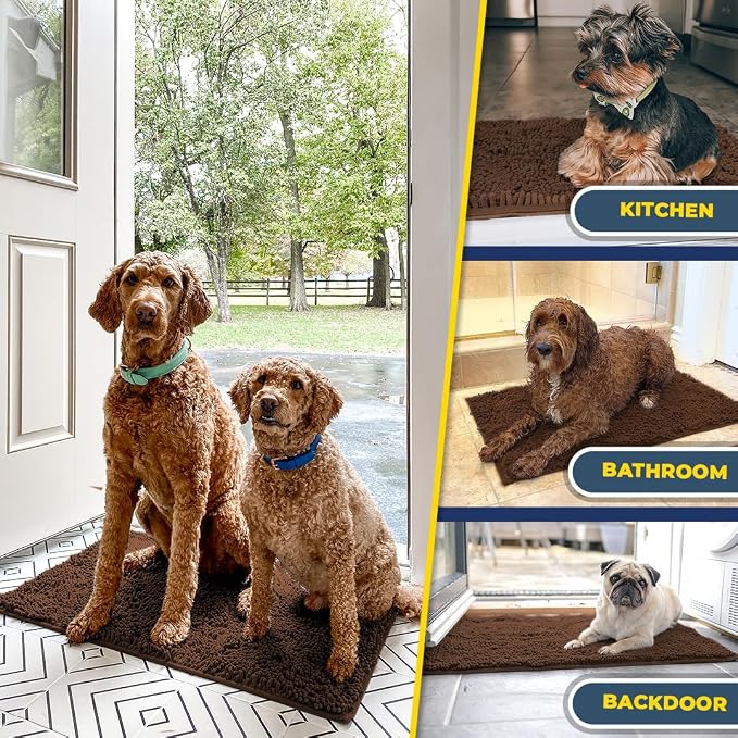 Muddy Mat® Shown on TV – Super Absorbent Microfiber Dog Door Mat - Image 7