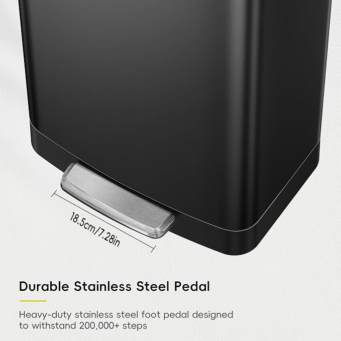 EKO Hudson 50 Liter/13.2 Gallon Kitchen Trash Can - Image 8