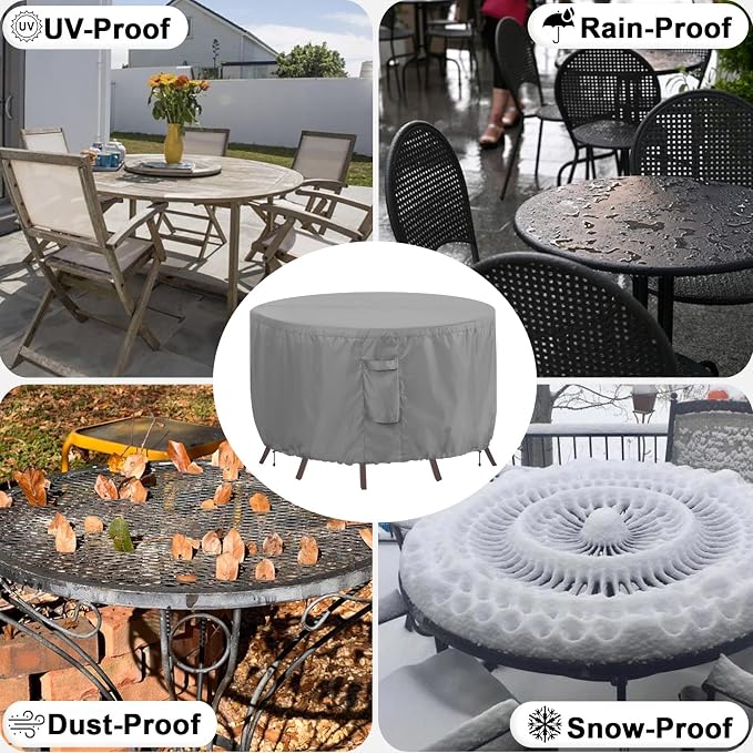 OutdoorLines Outdoor Waterproof Patio Table Furniture Set Covers - Image 7