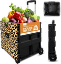 Inspired Living Ultra-Slim Rolling Collapsible Storage Pack-N-Roll Utility-carts by Inspired+Living