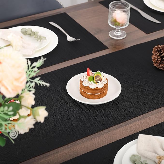 Myir JUN Table Runner, Vinyl Table Runner Indoor Arbitrarily Cropped Runner - Image 3