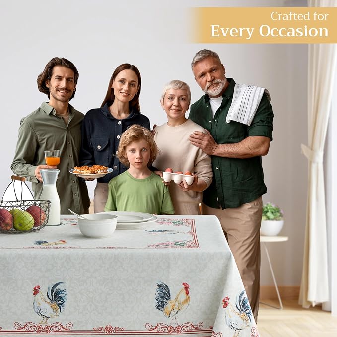 Maison d' Hermine Table Cloth Rectangle Table 100% Cotton 54 x 72 Inches - Image 6