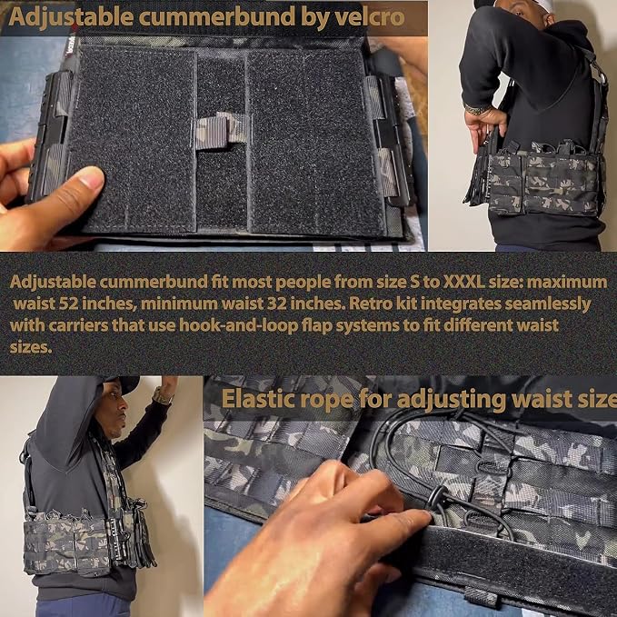 BOMTURN Upgrade Tactical Airsoft Outdoor Vest - Image 4