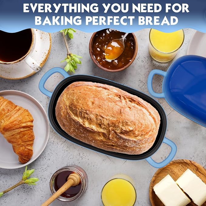 Dutch Oven for Bread Baking 9x6 Inch - Image 2