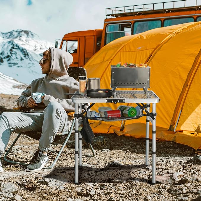 REDCAMP Small Folding Grill Table - Image 9