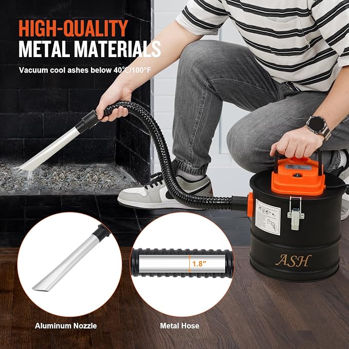 Ash Vacuum Cleaner -2.6 Gallon Fireplace Ash Vac - Image 5