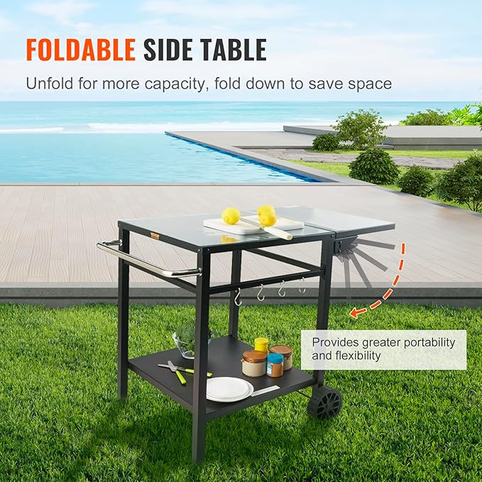 VEVOR Outdoor Grill Dining Cart - Image 3
