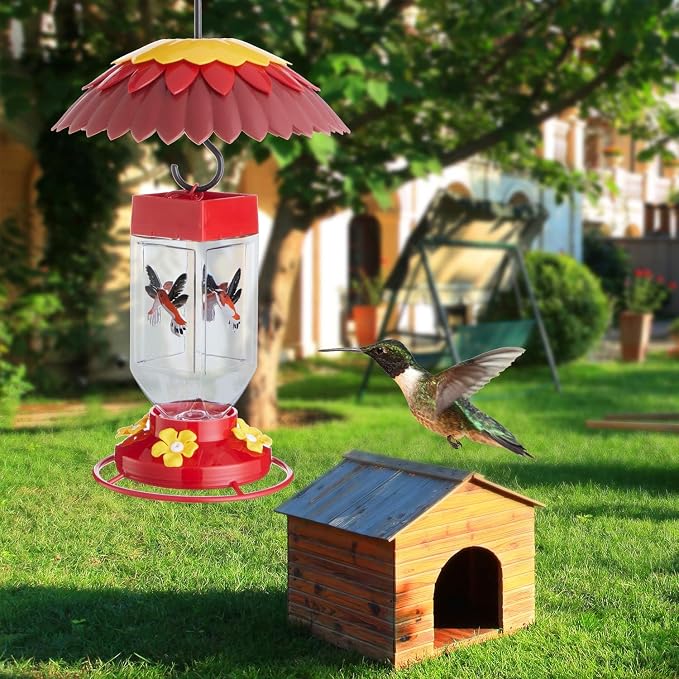 Bird Feeder Rain Guard Cover Dome Skaithee 8" Bird Feeder Baffle - Image 6