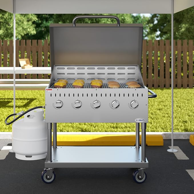 36 in. Commercial Outdoor Propane Gas Grill - Image 4