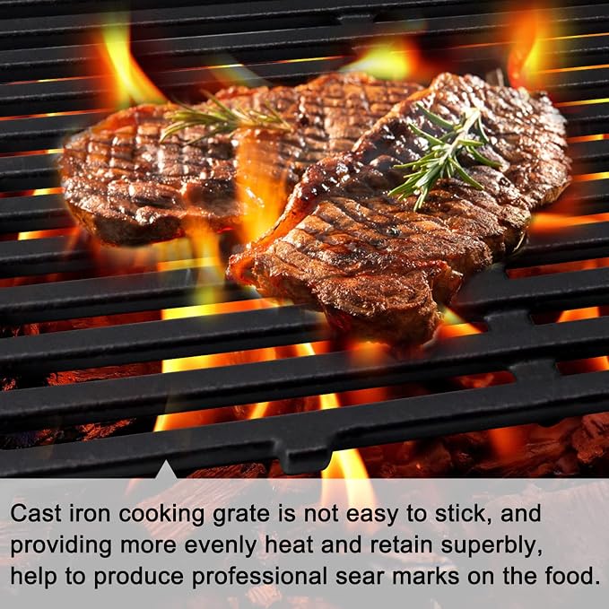 Adviace 17.5 Inch 7638 Cast Iron Grill Grates Replacement - Image 4