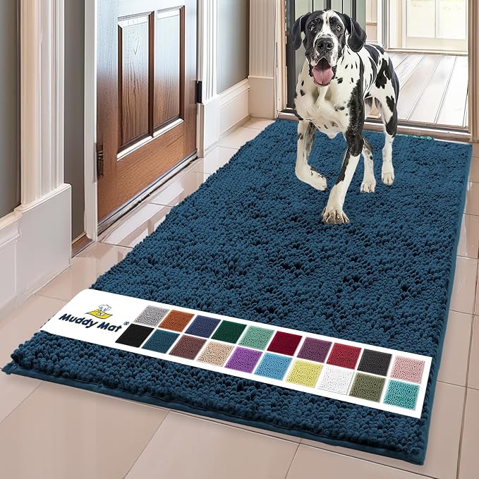 Muddy Mat® | Super Absorbent Door Mat Indoor, Microfiber Quick Dry Chenille by MuddyMat%C2%AE