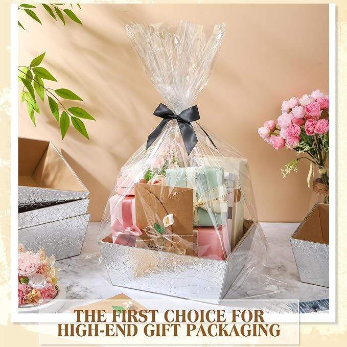 Wonderjune 20 Pcs Valentines Day Gift Baskets Empty To Fill Baskets - Image 8