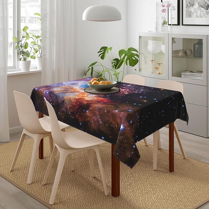 Worltoldb Galaxy Tablecloths Polyester Table Cloth - Image 6