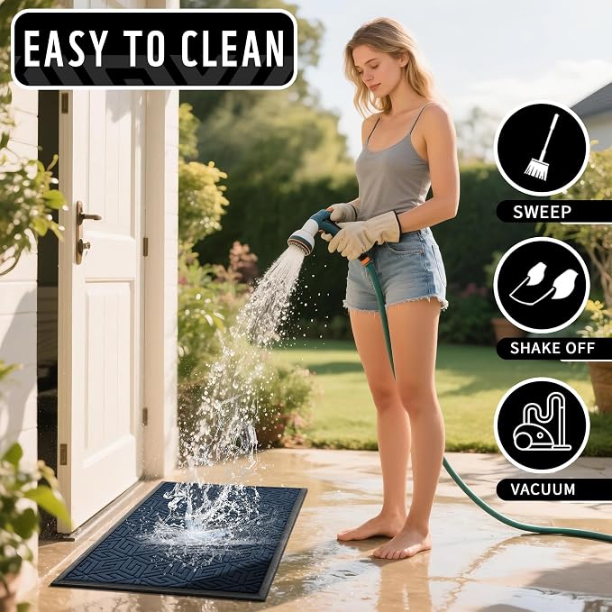Yimobra Large Door Mat 36x24, All-Weather Waterproof Outdoor Mats - Image 5