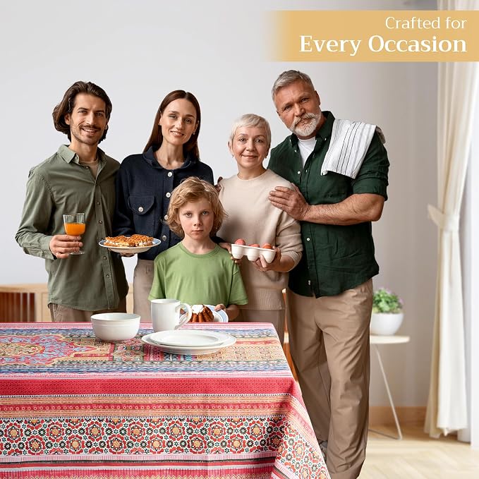 Maison d' Hermine Table Cloth Rectangle Table 100% Cotton 60 x 108 Inches Fall - Image 6