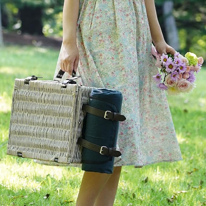 Picnic Basket Sets for 2 Persons - Image 4