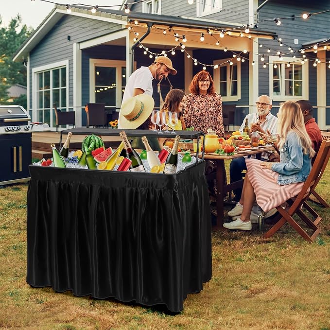 Nice C 4 ft Folding Ice Cooler Table, Party Cooler, Grazing Table, Tables - Image 2