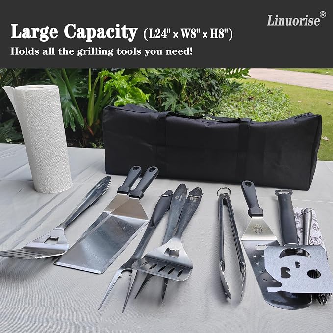 BBQ Tools Storage Bag, Grill Accessory Storage, Grilling Tools Storage - Image 3