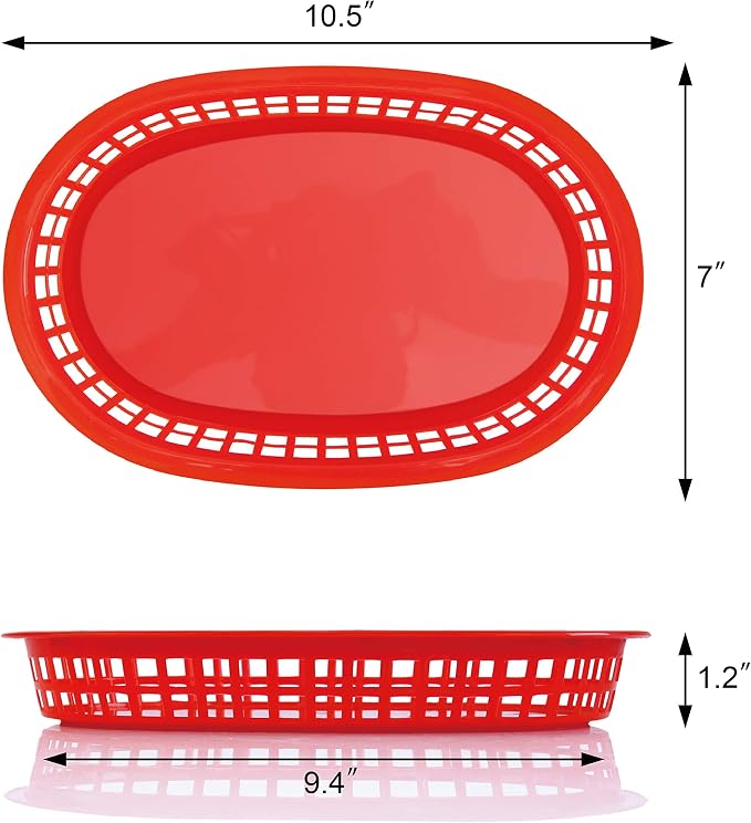 New Star Foodservice 44072 Fast Food Baskets, 10.5 x 7 Inch - Image 4