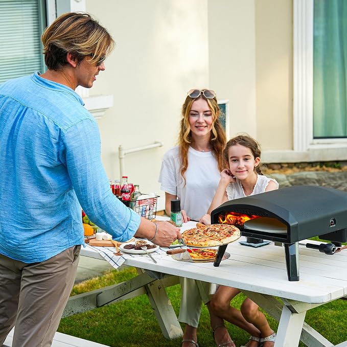 EchoSmile 12'' Gas Outdoor Pizza Oven, Propane Pizza Cooker Reaches 950°F - Image 9