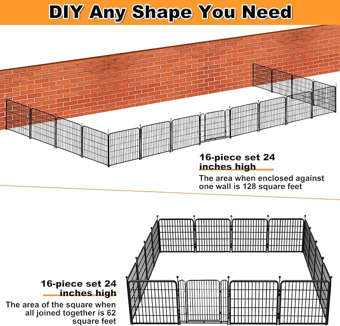 24 in Decorative Garden Fence - Image 5