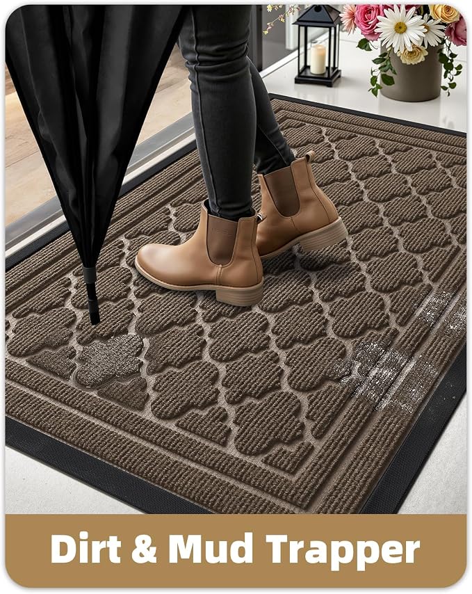 Color&Geometry Large Front Door Mat Outside Entrance, Heavy Duty Non Slip Low - Image 6