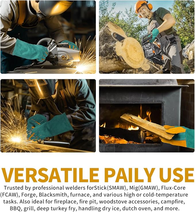 Leather Welding Gloves - Image 4