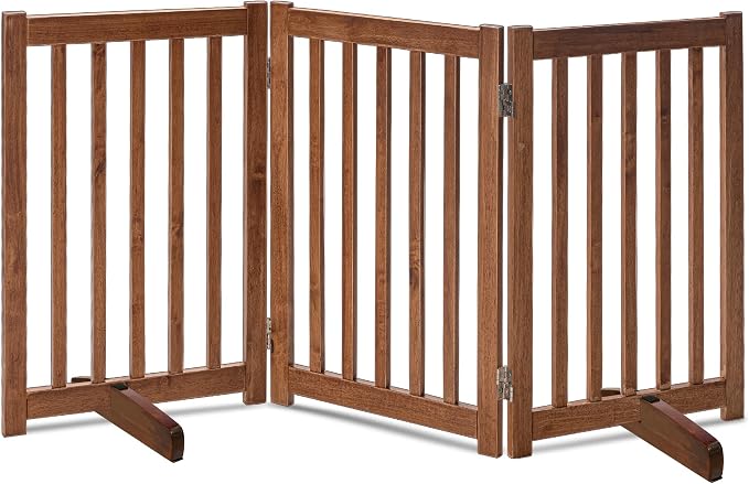 LZRS Freestanding Dog Gate 30 inch Tall by LZRSPET