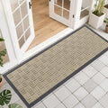 OLANLY Front Door Mat Outside Entrance 47x17, Heavy Duty Sturdy Natural Rubber by OLANLY