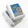 GUARD SHIELD Tarps Heavy Duty Waterproof 16x20 Feet White Poly Tarp Cover by GUARDSHIELD