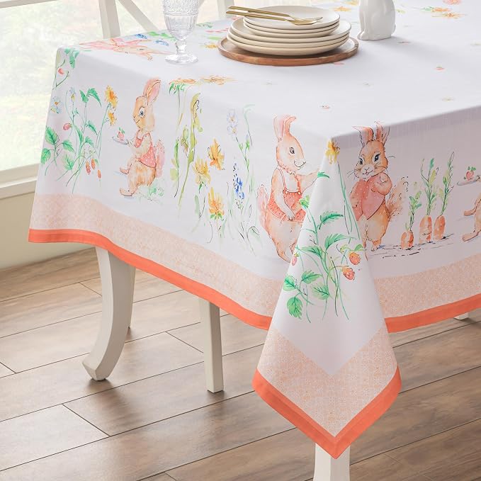 Maison d'Hermine Table Cloth Rectangle Table 100% Cotton Tablecloth - Image 9