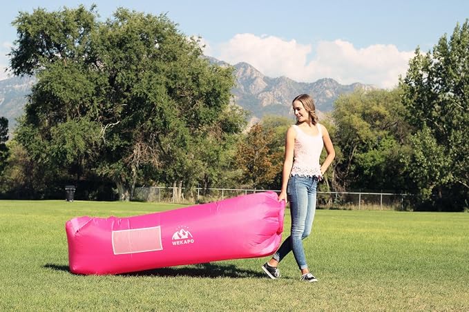 WEKAPO Inflatable Sun Lounger, Air Sofa, Waterproof and Leak-Proof, Picnics and - Image 2
