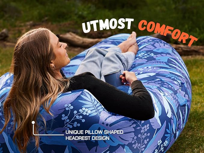 WEKAPO Inflatable Sun Lounger, Air Sofa, Waterproof and Leak-Proof, Picnics and - Image 6