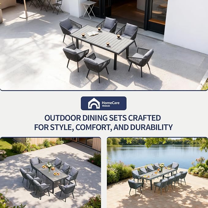 7 Pieces Patio Dining Set for 6 - Image 9
