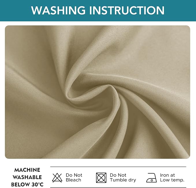 HolidayIdeas Outdoor Curtains for Patio Waterproof-4 Panels Windproof - Image 7
