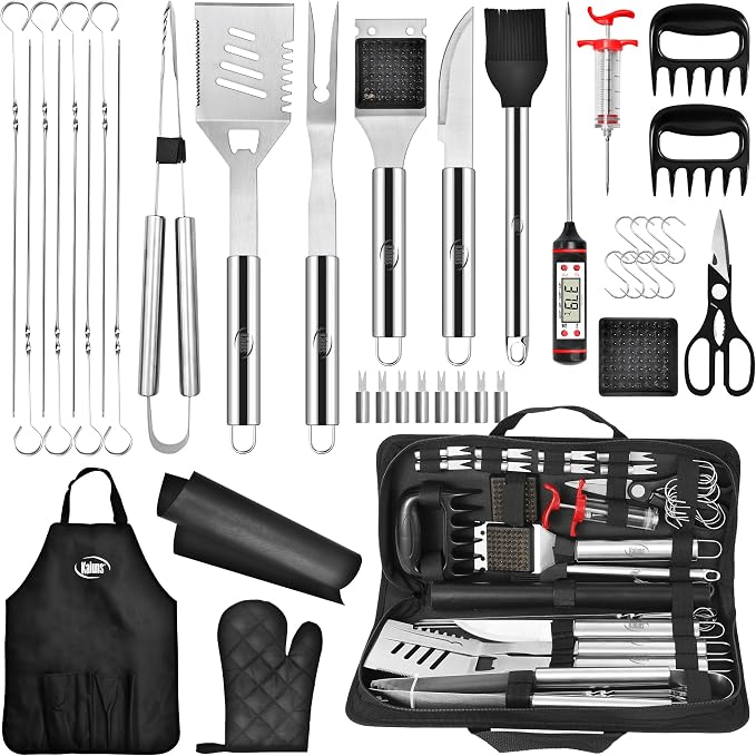 Kaluns BBQ Accessories, Complete Grill Set Grilling Gifts by Kaluns%C2%AE