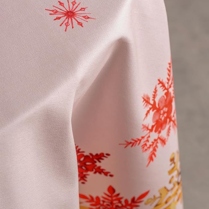 Maison d' Hermine Table Cloth Round Table 100% Cotton 63 Inches Fall Tablecloth - Image 9